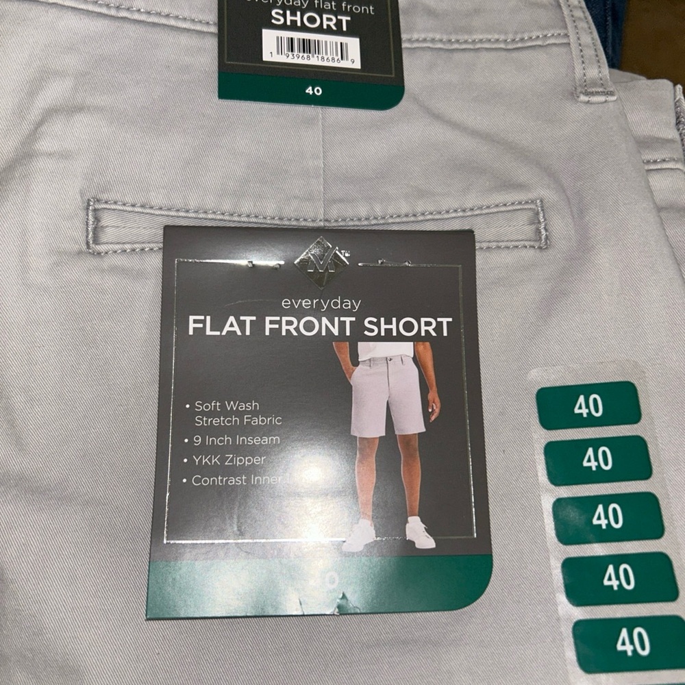 Everyday Flat Front Short - Gray